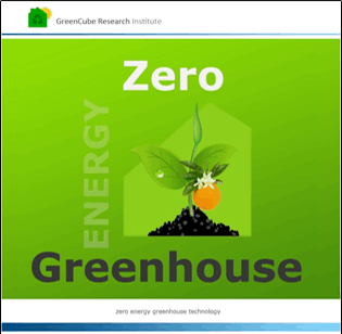 Zero Greenhouse basic principals, geothermal